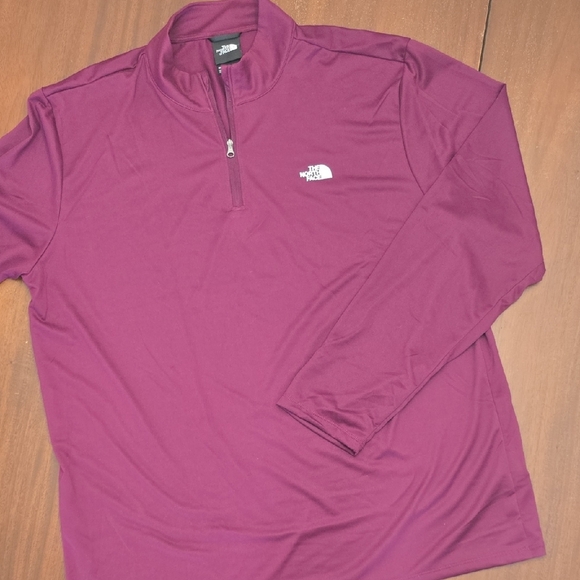 THE NORTH FACE Men's XL Maroon Half-Zip Top - Picture 1 of 5